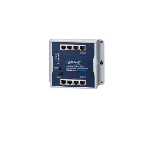 سويتش صناعي PoE+ مثبت على الحائط